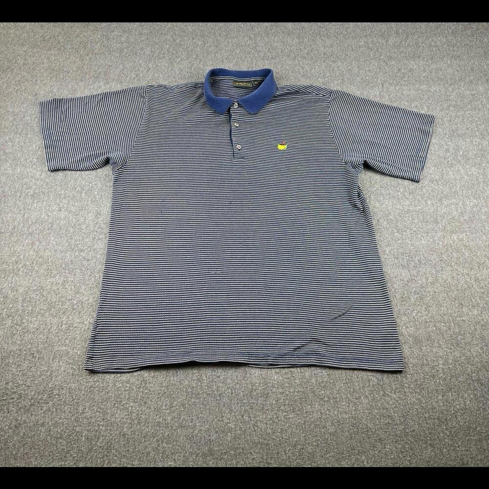 Bobby Jones Masters Blue Polo Golf Shirt Mens Sz‎ XL